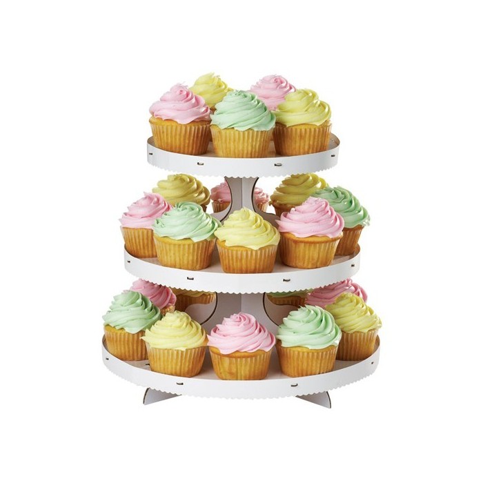 10 X Bianco 6 buche Cupcake Muffin scatole di biscotti Holder pasticceria contenitore di imballaggio accessori per la casa 