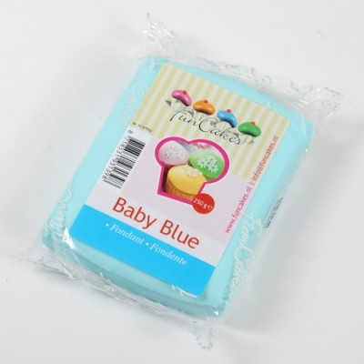 Pasta di zucchero FunCakes colorata - azzurro baby