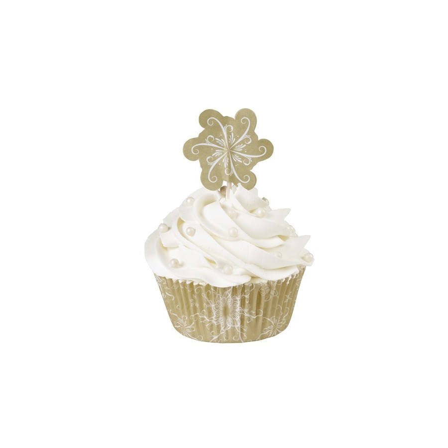 Longsing Muffin Carta Pirottini per Muffin Decorazioni Cupcake per Forniture per Feste di Compleanno 50 Pezzi 