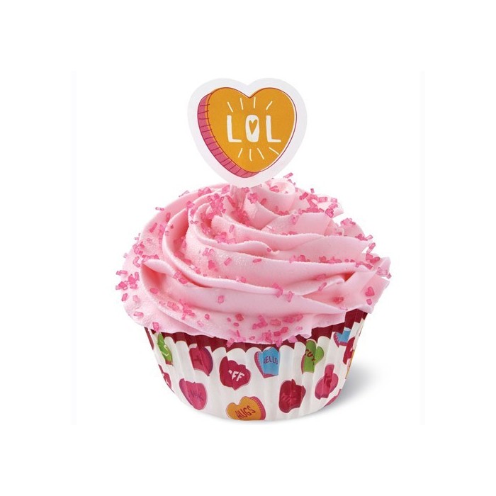 Pirottini combo San Valentino per cupcake