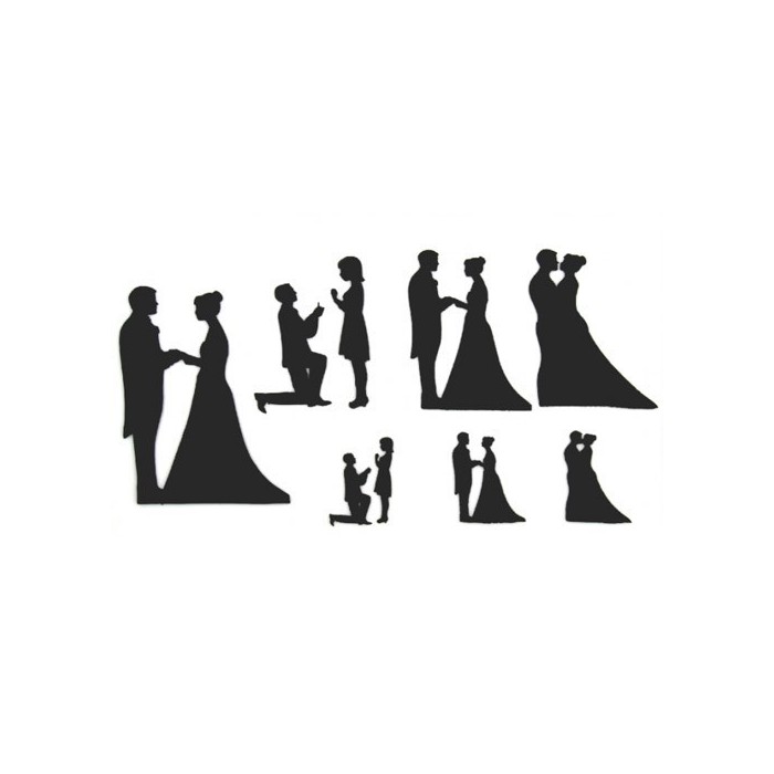 Tagliapasta silhouette matrimonio