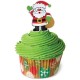 Pirottini combo per cupcake e muffin - Babbo Natale con sacco
