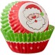 Mini pirottini natalizi per cupcake e muffin - Babbo Natale rosso