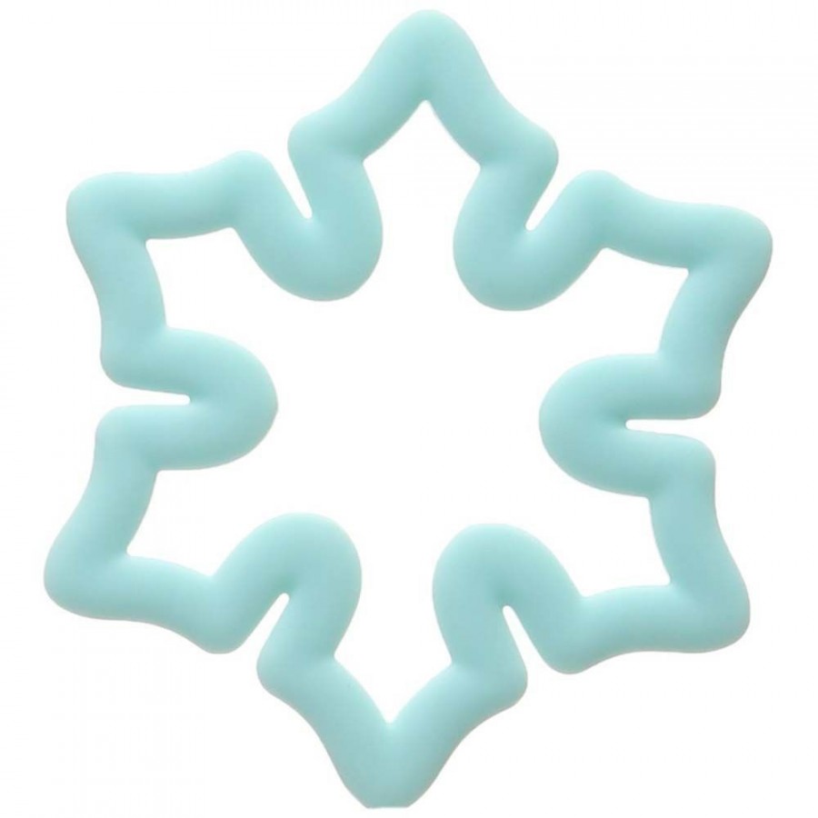 Tagliapasta Fiocco Di Neve Wilton Grippy, Acciaio Inox Con Impugnatura Morbida, 10x4,5 Cm, Per Biscotti E Decorazioni Natalizie