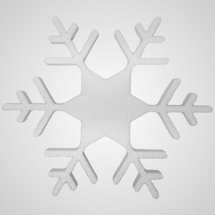 Fiocco Di Neve In Polistirolo Decorazioni Dolci
