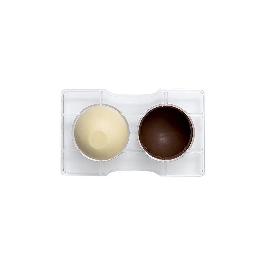 DIVISTAR Stampo in Silicone per 24 Piccoli 2,5 cm semicerchi/semisfere/Palline per Cake Pop/cioccolatini