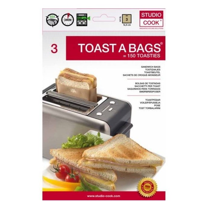 Sacchetti riutilizzabili per toast