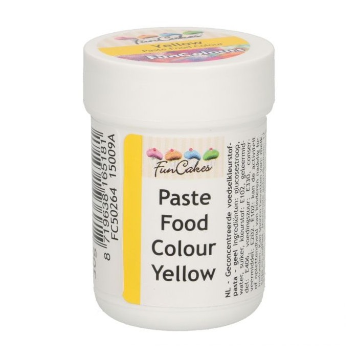 Colorante alimentare in pasta Funcakes - giallo