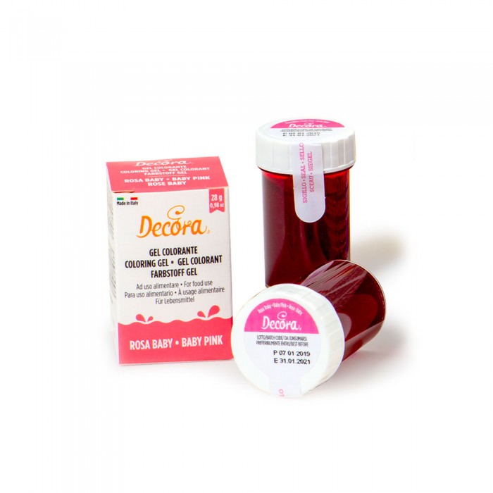 Colorante alimentare in gel Decora - rosa