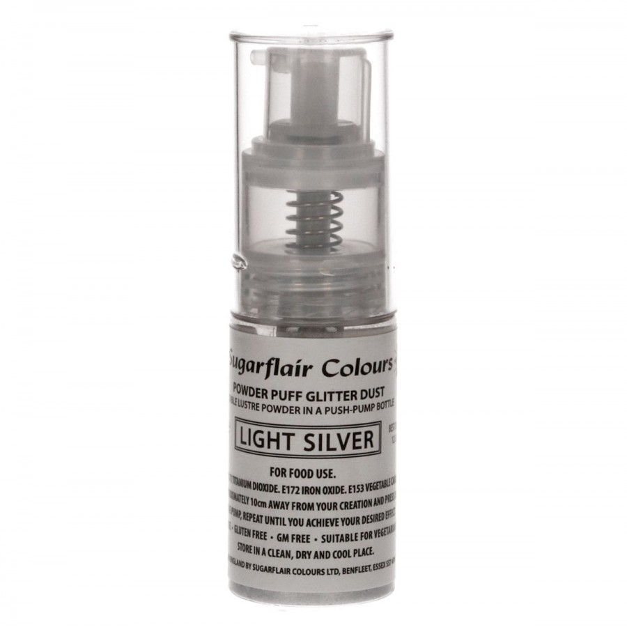 Glitter Spray Edibile In Push Pump Bottle - Decorazioni Dolci