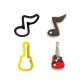 Set tagliapasta chitarra e nota musicale