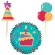 Pirottini celebration per cupcake e muffin - festa