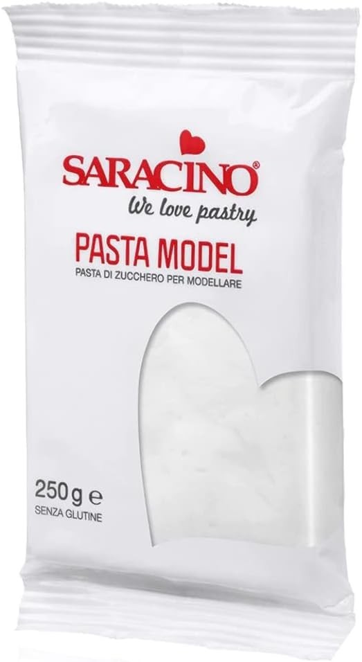 Pasta Di Zucchero Model Saracino Bianca - Decorazioni Dolci