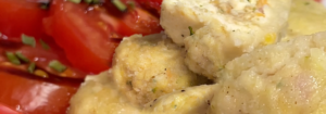 Polpette di pollo e verdure